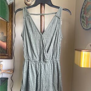 Universal Thread Textured Olive Romper